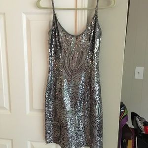 Vintage Sequin Cocktail Dress